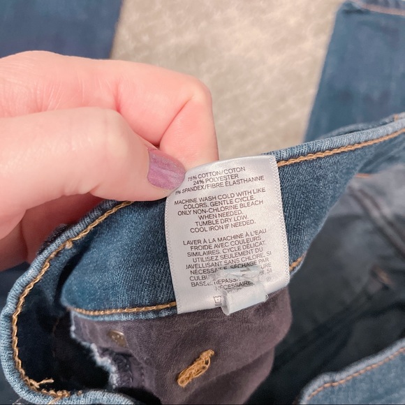 Express // Mid-Rise Stretch Jean Legging 6R - Picture 4 of 5